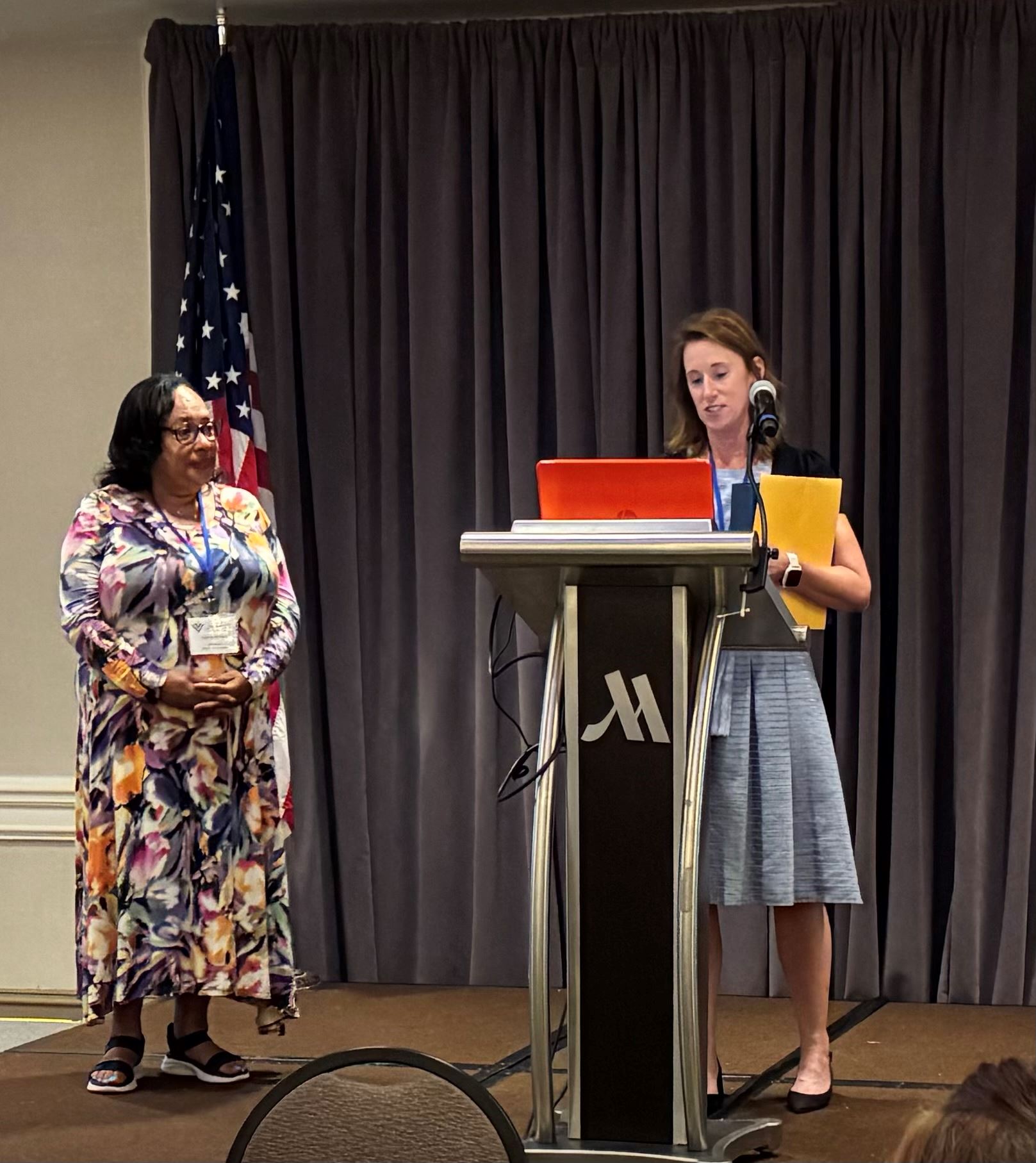 Susan's receiving Prescrenner of the year